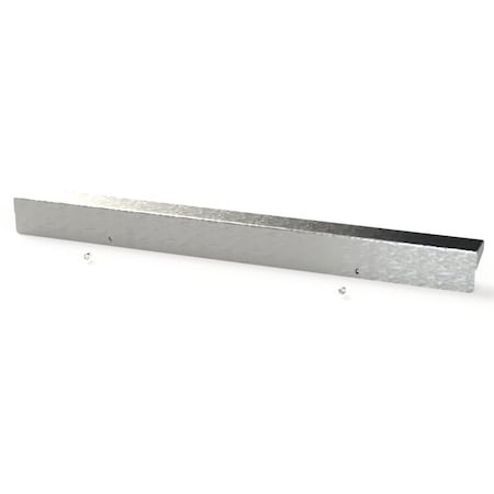 Saginaw Control & Engineering Lip - Pencil, 2.19 in. H x 2 in. W x 26 in. L, 304 Stainless Steel SCE-STWSPLSS